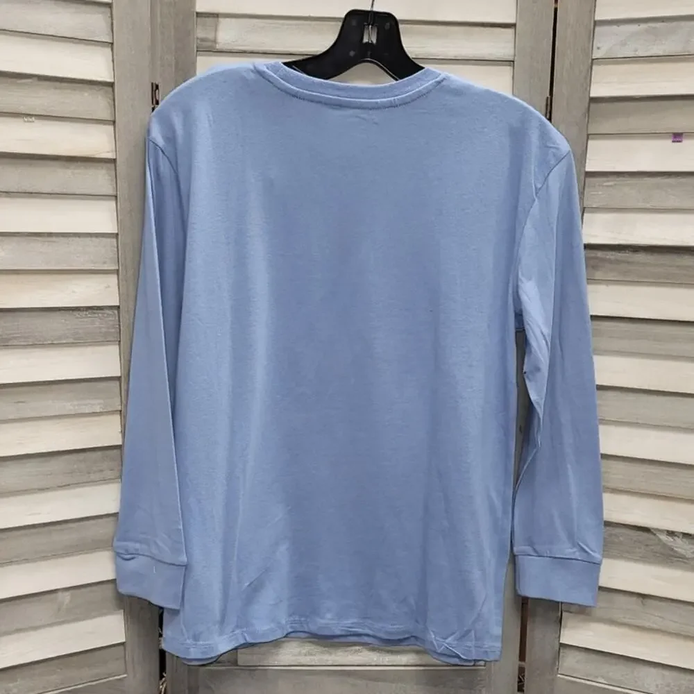 Girls’ Long Sleeve Oversized ‘Dreidel’ Graphic Shirt | Art Class | Large (10/12)